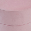 MISIOO Hocker, 54x25 cm, Stern, rosa