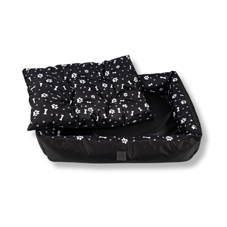 Lair Couch Waterproof Schwarz mit Muster 75x55cm