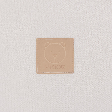 MISIOO Trockenbecken, 90x30 cm, rund, cremefarben, Lammfell