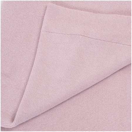 MISIOO Kocyk bambusowy dla dzieci 80x90 cm, Pudrowy różowy