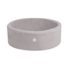 MISIOO Dry pool, round, 90x30 cm, gray lambskin