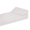 MISIOO Grand matelas avec dossier Foldie, crème tissu mouton