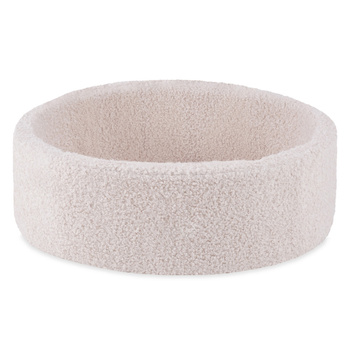 MISIOO Trockenpool, 90x30 cm, rund, cremefarben, Premium, Boucle