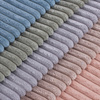 Misioo Pool with balls, gray, round, premium corduroy, 90x30, 200 balls: pearl, light blue, silver