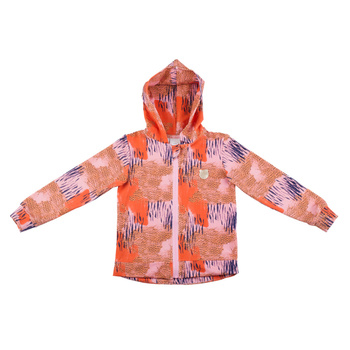 Misioo Kapuzensweatshirt mit Reißverschluss, Coral Reef 68/74