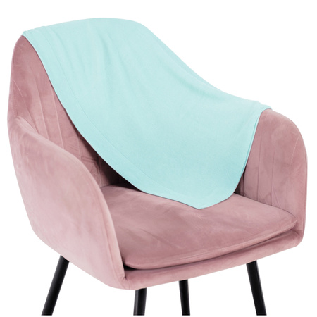 MISIOO Kocyk bambusowy dla dzieci 80x90 cm, Mięta turkusowy