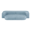 MISIOO Bett Foldie Sofa, Premium Cord blau