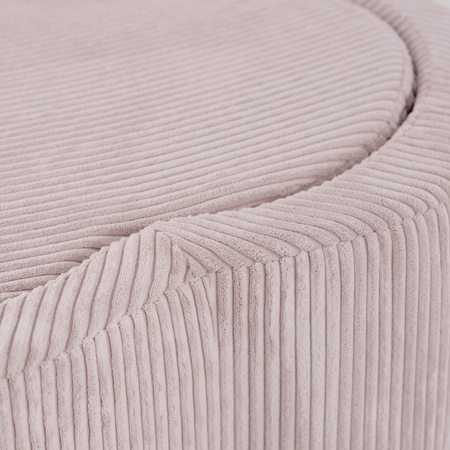 MISIOO Dry flower pool with mat , 95x30, light pink, premium corduroy, Floral Fun Zone, 200balls: pearl, light pink pearl, gold