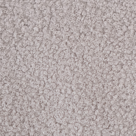 MISIOO Sitzsack, 60x60 cm, Bodenkissen, graues Lammfell