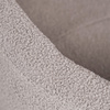 MISIOO Dry flower pool, 95x30 cm, graues Lammfell (+ 200 Kugeln silber, perlmutt, hellblau), Floral Fun Zone
