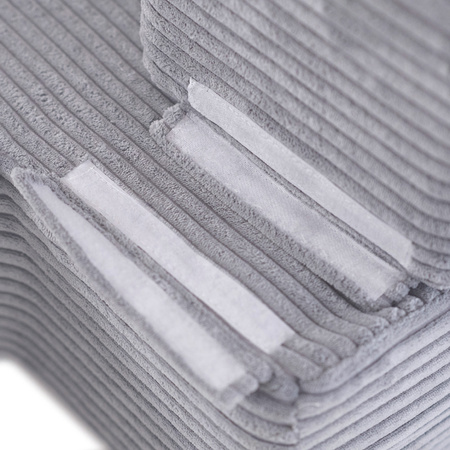 MISIOO Bed Foldie Sofa, hochwertiger grauer Kord