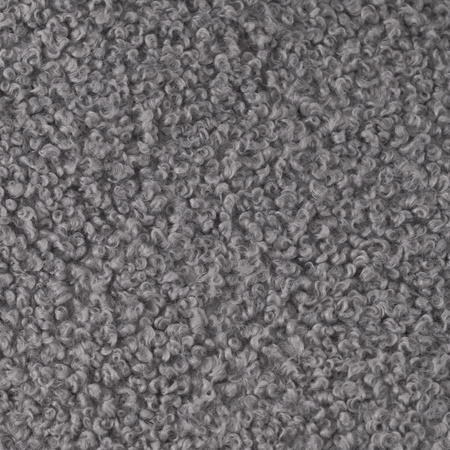 MISIOO Pouf, 60x60 cm, Bodenkissen, grau, Boucle Premium