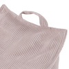 MISIOO Puffy Square Armchair, 77x67x50, light pink, premium corduroy