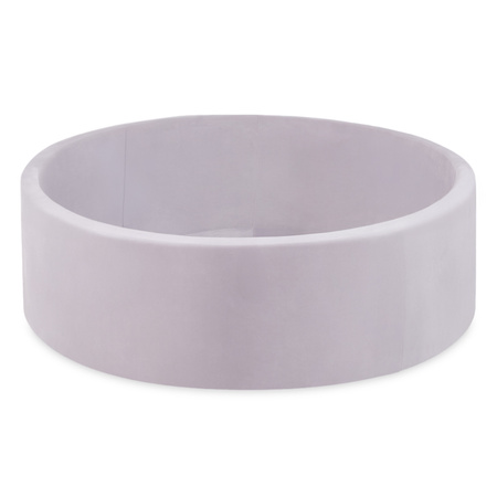 MISIOO Kinder-Trockenbecken, 90x30 cm, Hellgrau, Samt