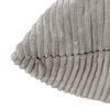 MISIOO, Pouf en sac, 120x80 cm, beige, velours côtelé de qualité supérieure