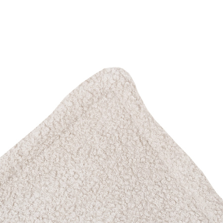MISIOO Puffy Square Sessel, 77x67x50cm, creme, Lammfell