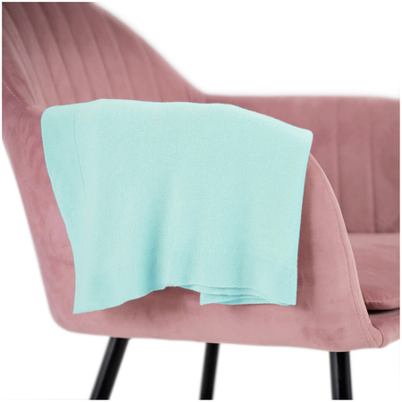 MISIOO Baby-Bambusdecke 80x90 cm, Minttürkis