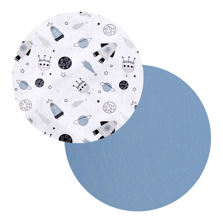 LAMA LOVE Rożek niemowlęcy, 80x80, Kosmos