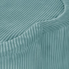 MISIOO Bällebad mit Matte, 95x30, blau, Premium Cord, Floral Fun Zone, 200 Bälle: pearl, pearl mint, silver