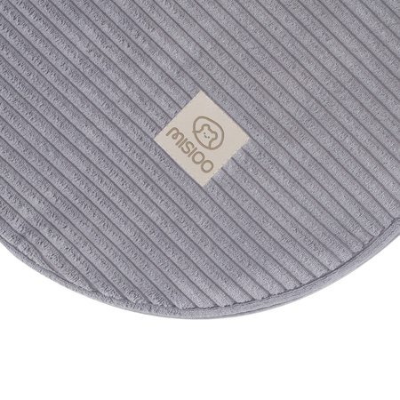 MISIOO Bed Foldie Sofa, hochwertiger grauer Kord