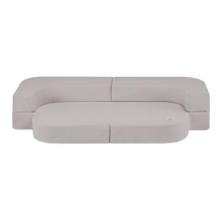 MISIOO Schlafsofa Foldie, graues Lammfell