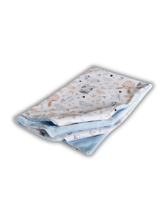 LAMA LOVE Baby-Decke, 65x100, Waldtiere