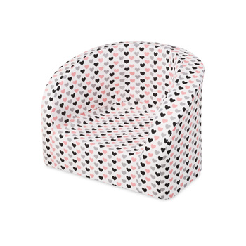 MISIOO Sessel, farbige Herzen, smart (Baumwolle)