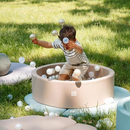 MISIOO Dry Pool, rund, 90x30 cm, grau, Outdoor, wasserdicht