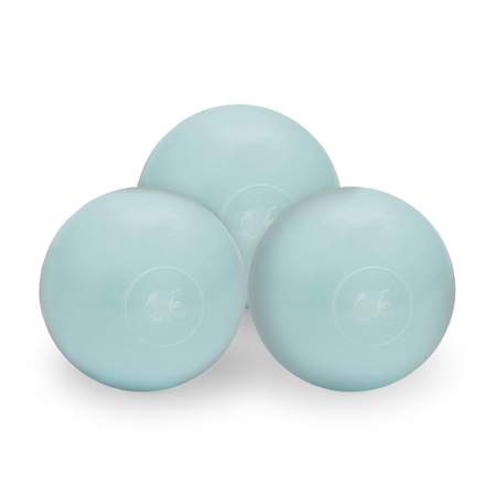 MISIOO Bassin de fleurs sèches, 95x30, vert, velours côtelé de qualité supérieure, Floral Fun Zone, 200 boules : perle, perle menthe, argent