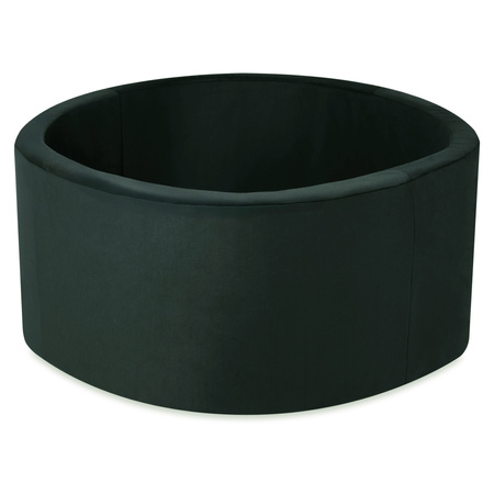 MISIOO Trockenbecken, 90x40 cm, rund, flaschengrün, Samt, Samt