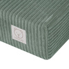 MISIOO Grand matelas avec dossier Foldie, velours côtelé vert premium