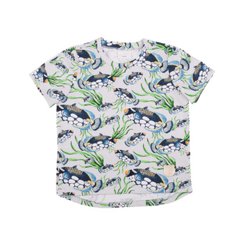 Misioo T-shirt, Blue Fish