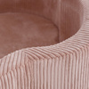 MISIOO Bällebad Blumenbecken mit Matte, 95x30, rosa, Premium-Cord, Floral Fun Zone