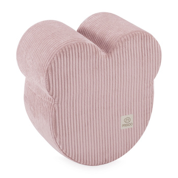 MISIOO Bärchen Sitzsack, 46x25 cm, hellrosa, Premium-Cord