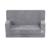 MISIOO Sofa z podłokietnikami Foldie, szary sztruks premium