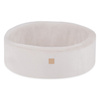 MISIOO Trockenbecken, 90x30 cm, rund, cremefarben, Lammfell