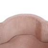 MISIOO Bällebad Blumenbecken mit Matte, 95x30, rosa, Premium-Cord, Floral Fun Zone