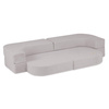 MISIOO Sofa Bed Foldie, szary baranek