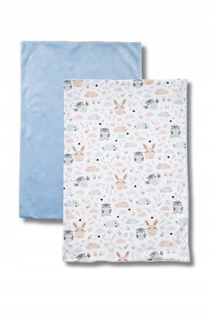 LAMA LOVE Baby-Decke, 65x100, Waldtiere