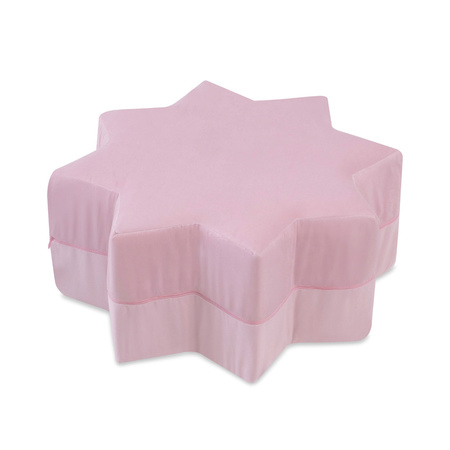 MISIOO pouf, 54x25 cm, star, pink
