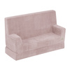 MISIOO Sofa z podłokietnikami Foldie , jasny róż, sztruks premium