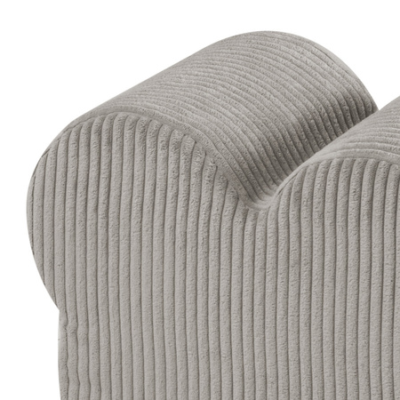 MISIOO Bärchen Sitzsack, 46x25 cm, beige, hochwertiger Kordsamt