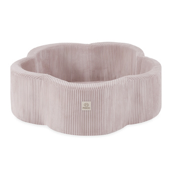 MISIOO Bällebad, 95x30, hellrosa, Premium Cord, Floral Fun Zone
