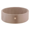 MISIOO Bällebad, 90x30 cm, rund, gold (beige), Samt, Samt