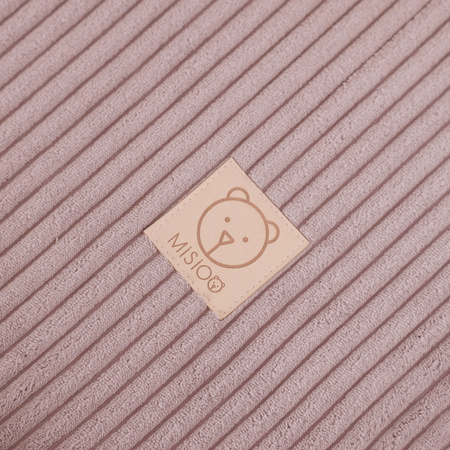 MISIOO Kinderklappsessel, 150x60x25 cm, rosa Premium-Cord