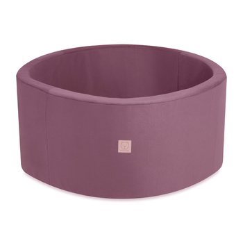 MISIOO Trockenbecken, 90x40 cm, rund, fliederfarben, Samt