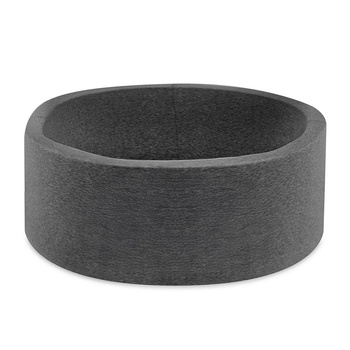 MISIOO Dry Pool, 90x30 cm, rund, graphit, Baumwolle, smart