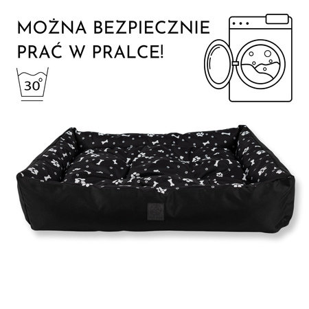 Lair Couch Waterproof Schwarz mit Muster 75x55cm