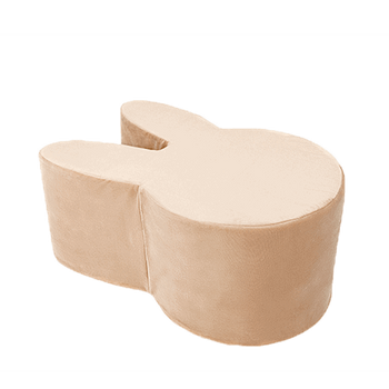 MISIOO Hocker, 67x30 cm, Kaninchen, gold(beige)