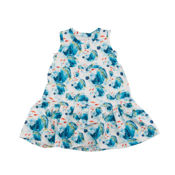 Misioo Trägerloses Kleid, Sea Flora 80/86